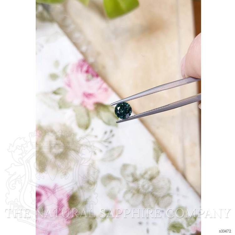 1.11 Ct. Bluish Green Sapphire from Montana