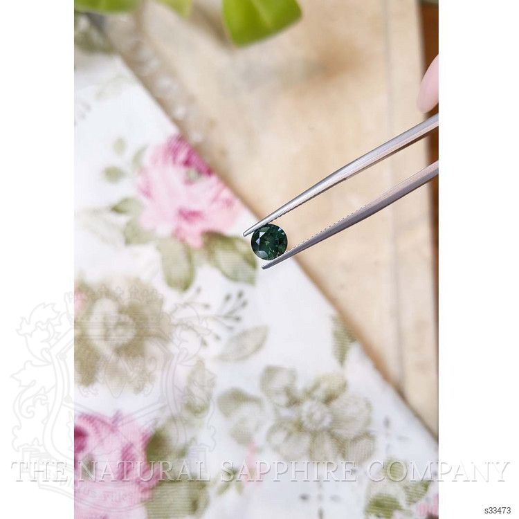 1.24 Ct. Green Sapphire from Montana
