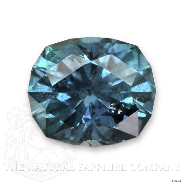1.98 Ct. Greenish Blue Sapphire from Montana