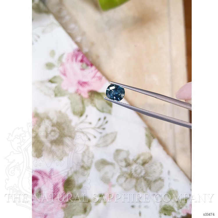 1.98 Ct. Greenish Blue Sapphire from Montana