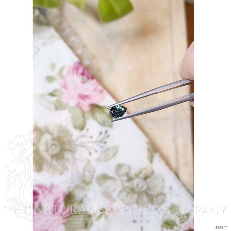 0.86 Ct. Bluish Green Sapphire from Montana