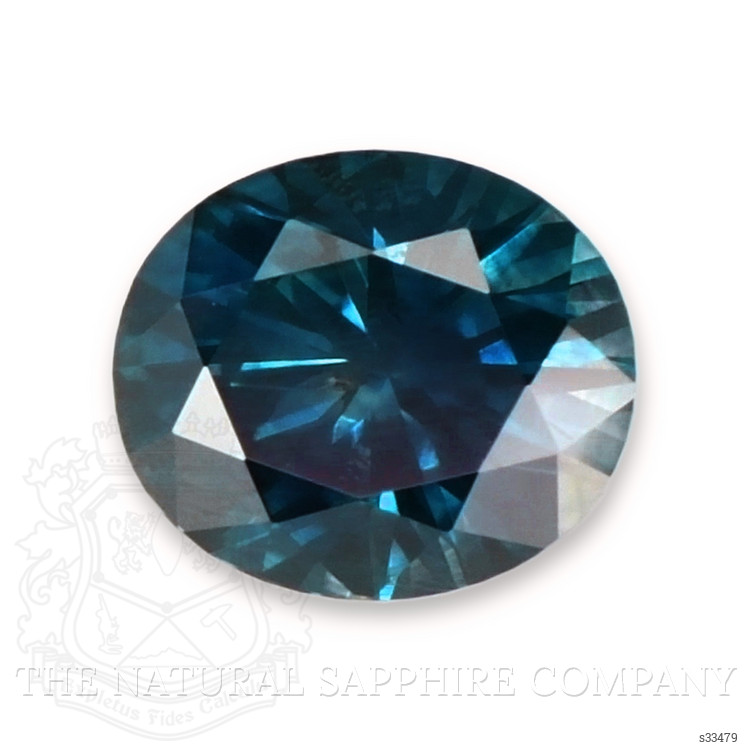 0.90 Ct. Bluish Green Sapphire from Montana