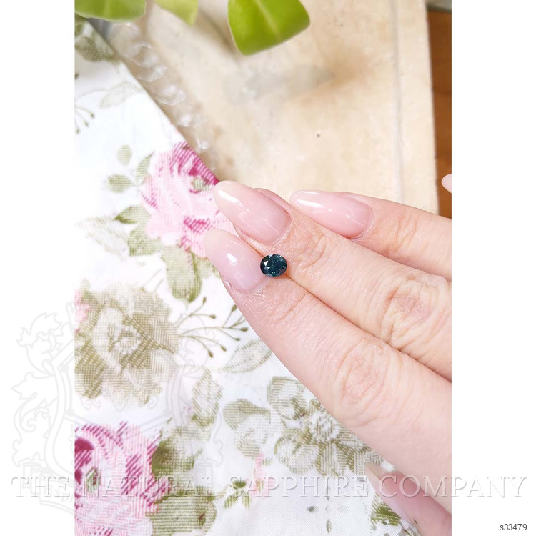 0.90 Ct. Bluish Green Sapphire from Montana