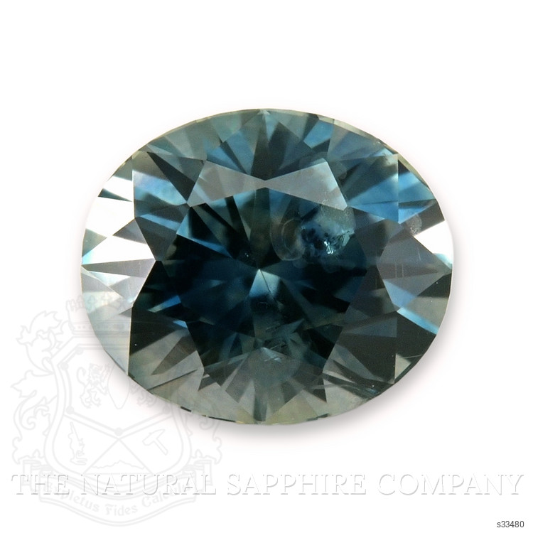 1.30 Ct. Bluish Green Sapphire from Montana