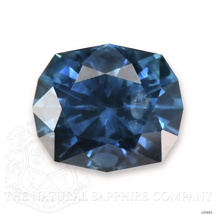 1.39 Ct. Greenish Blue Sapphire from Montana