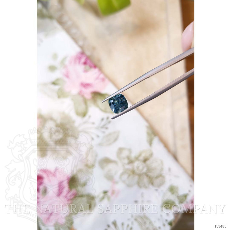 1.96 Ct. Greenish Blue Sapphire from Montana