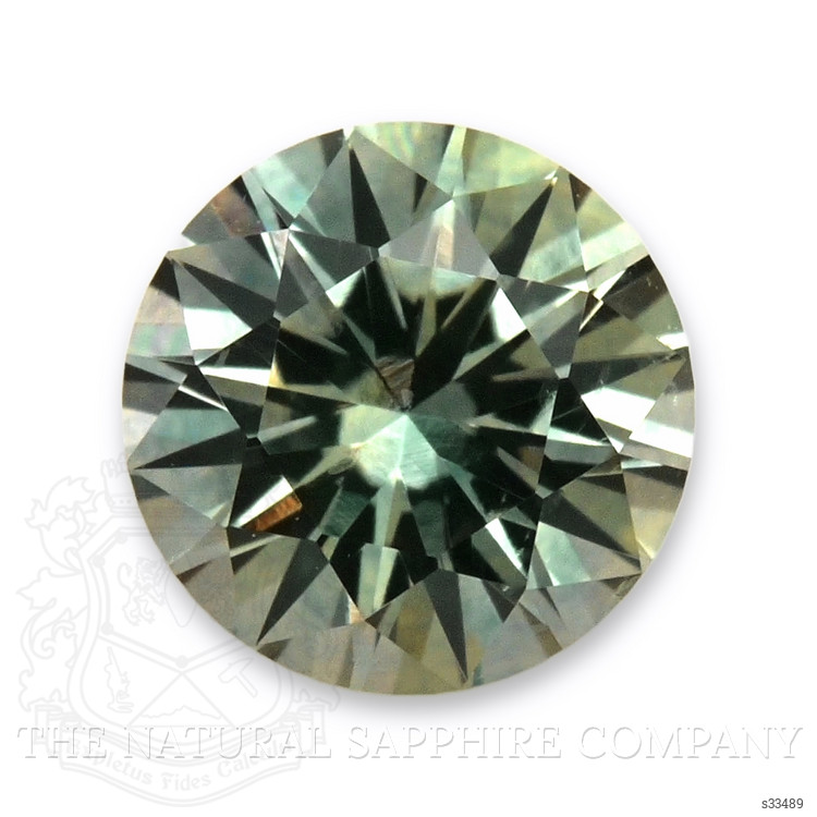 0.94 Ct. Yellowish Green Sapphire from Montana