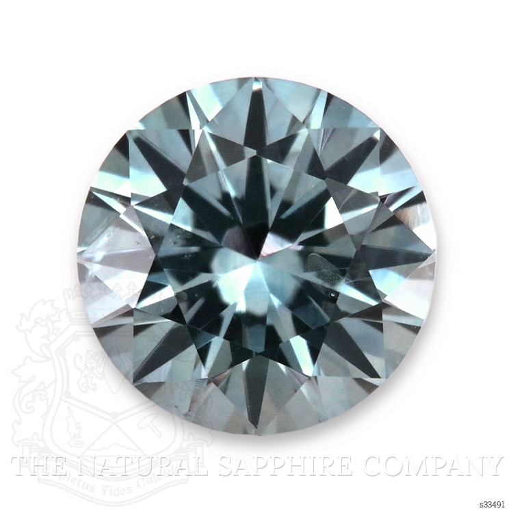 1.11 Ct. Greenish Blue Sapphire from Montana