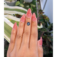 2.71 Ct. Greenish Blue Star Sapphire from Ceylon (Sri Lanka) Life Style