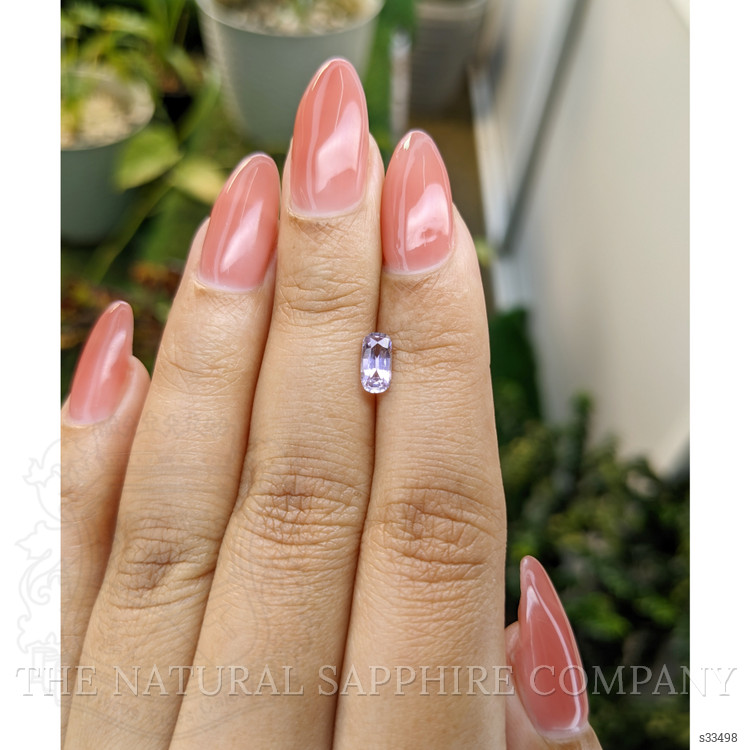 0.72 Ct. Pinkish Purple Sapphire from Ceylon (Sri Lanka)