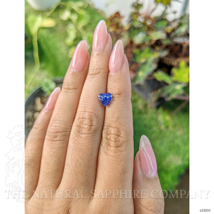 1.94 Ct. Blue Sapphire from Ceylon (Sri Lanka)