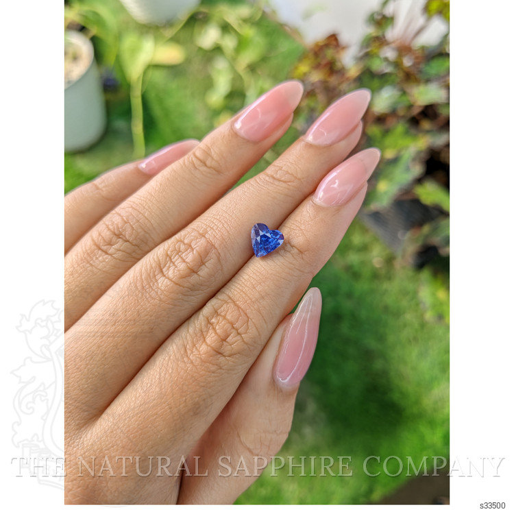 1.94 Ct. Blue Sapphire from Ceylon (Sri Lanka)