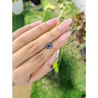 2.08 Ct. Blue Sapphire from Ceylon (Sri Lanka) Life Style