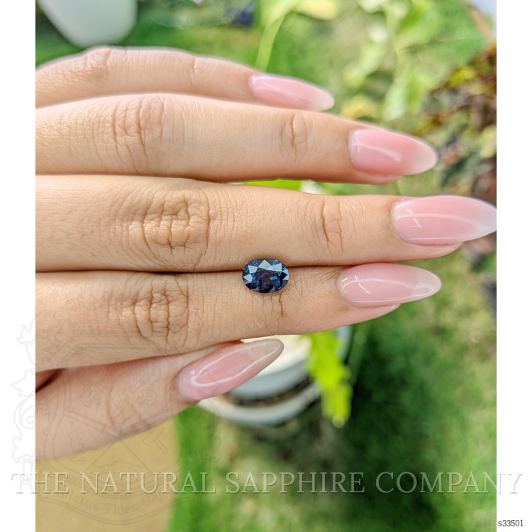 2.08 Ct. Blue Sapphire from Ceylon (Sri Lanka)