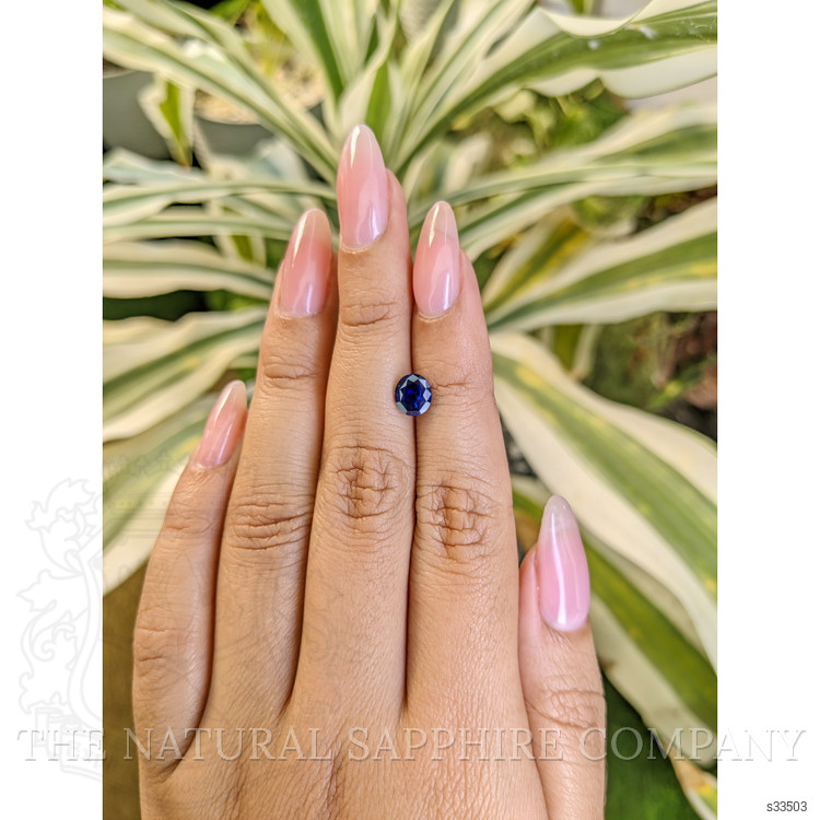 1.14 Ct. Blue Sapphire from Ceylon (Sri Lanka)
