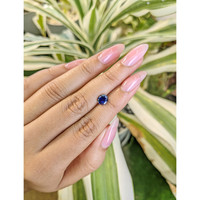 1.14 Ct. Blue Sapphire from Ceylon (Sri Lanka) Life Style