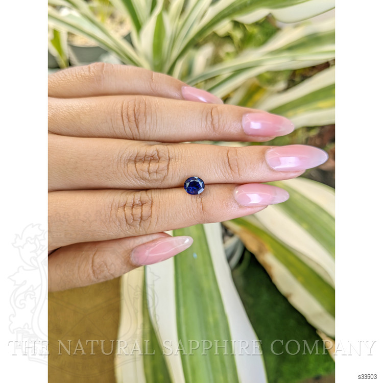 1.14 Ct. Blue Sapphire from Ceylon (Sri Lanka)
