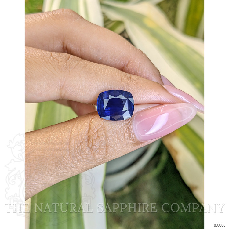 5.86 Ct. Blue Sapphire from Ceylon (Sri Lanka)