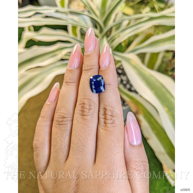 5.86 Ct. Blue Sapphire from Ceylon (Sri Lanka)