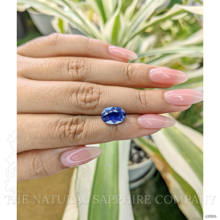 5.54 Ct. Blue Sapphire from Ceylon (Sri Lanka)