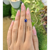 1.55 Ct. Blue Sapphire from Ceylon (Sri Lanka) Life Style