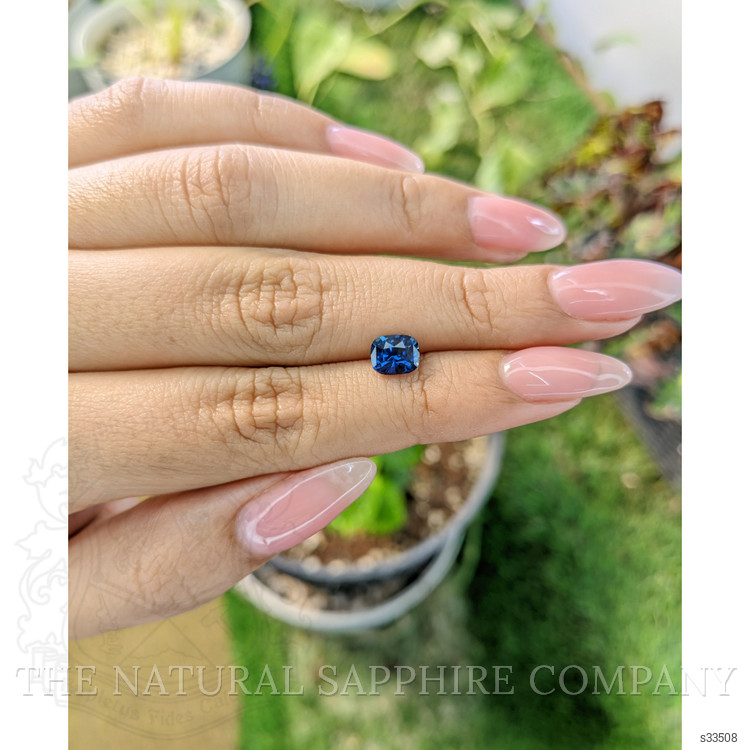 1.28 Ct. Blue Sapphire from Ceylon (Sri Lanka)