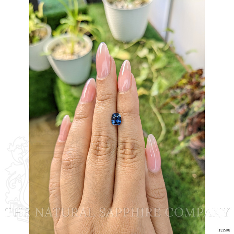 1.28 Ct. Blue Sapphire from Ceylon (Sri Lanka)