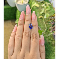 3.03 Ct. Blue Sapphire from Ceylon (Sri Lanka) Life Style