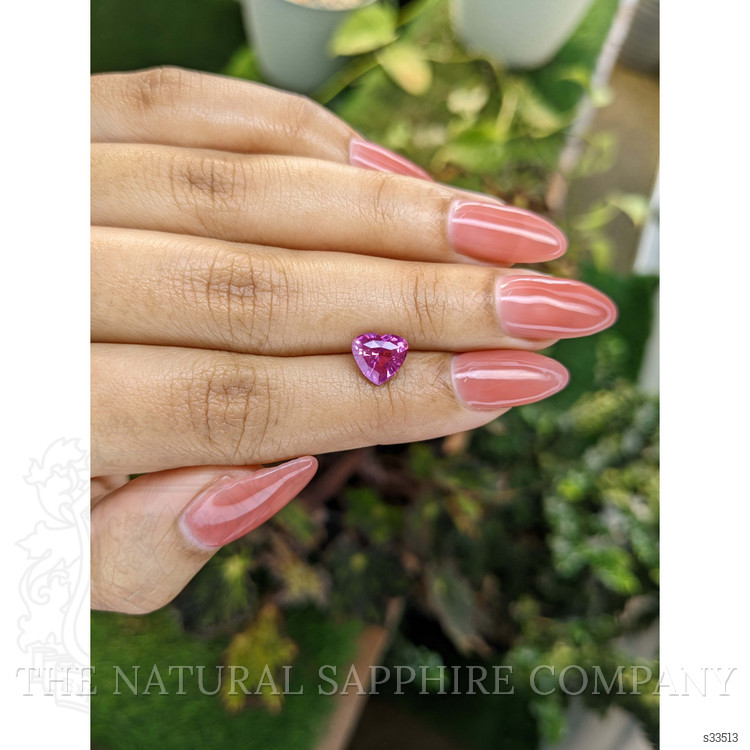 2.01 Ct. Purplish Pink Sapphire from Ceylon (Sri Lanka)