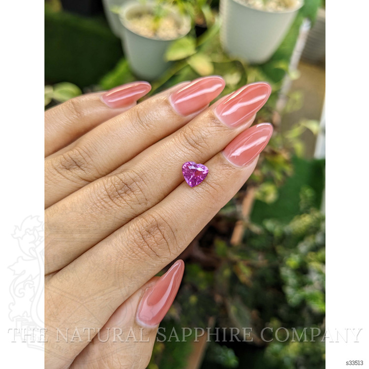2.01 Ct. Purplish Pink Sapphire from Ceylon (Sri Lanka)