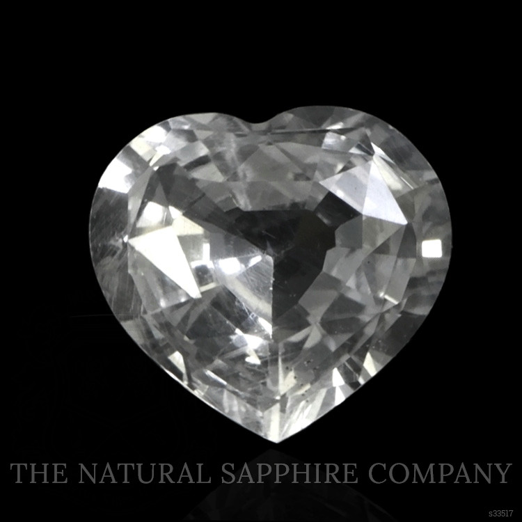 1.08 Ct. White Sapphire from Ceylon (Sri Lanka)