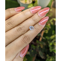 1.08 Ct. White Sapphire from Ceylon (Sri Lanka) Life Style