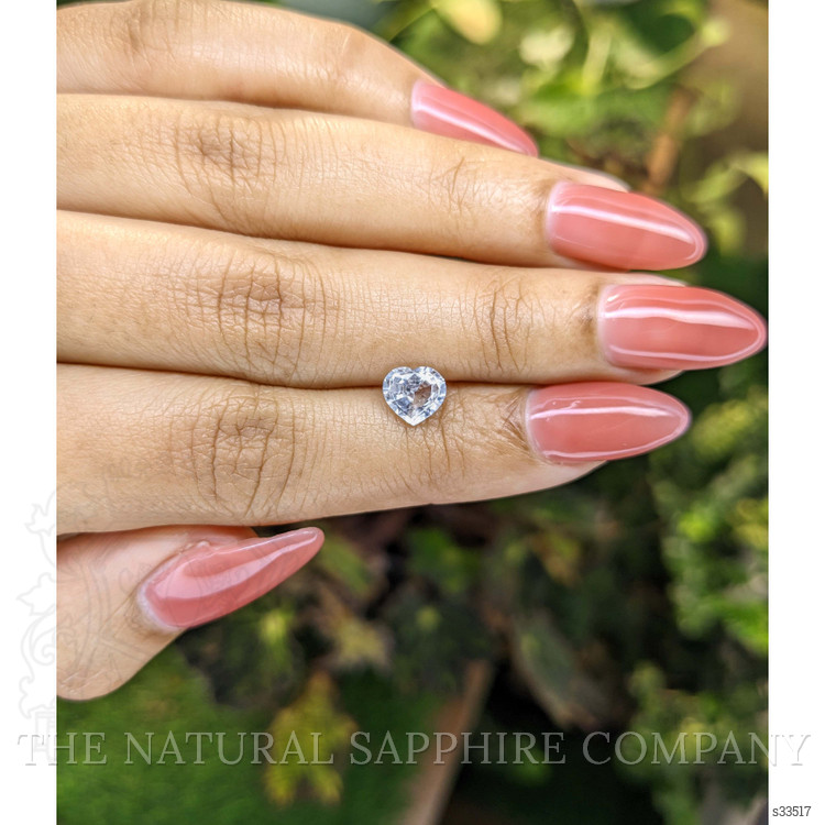 1.08 Ct. White Sapphire from Ceylon (Sri Lanka)
