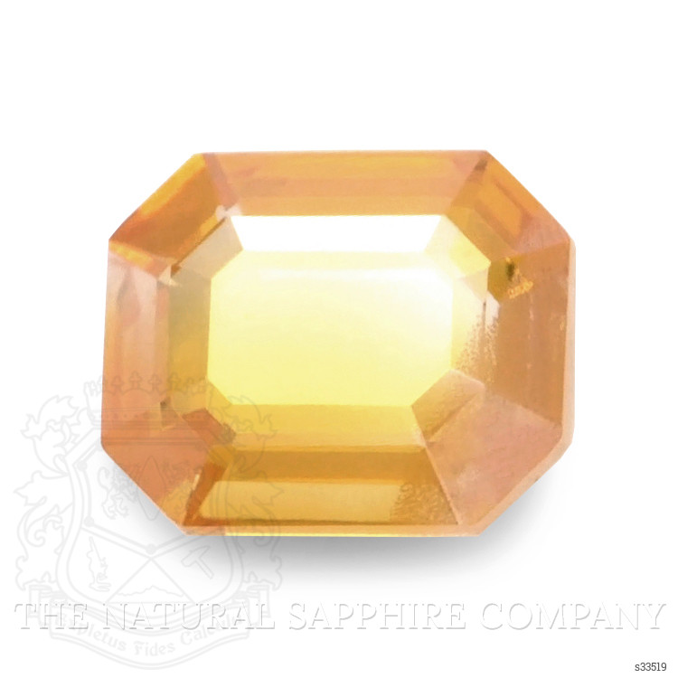 0.92 Ct. Orange Sapphire from Ceylon (Sri Lanka)