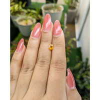 0.92 Ct. Orange Sapphire from Ceylon (Sri Lanka) Life Style
