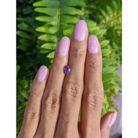 1.12 Ct. Pinkish Purple Sapphire from Ceylon (Sri Lanka) Life Style