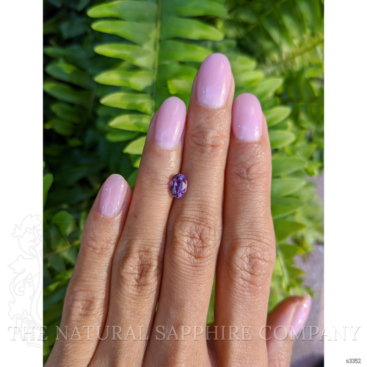1.12 Ct. Pinkish Purple Sapphire from Ceylon (Sri Lanka)