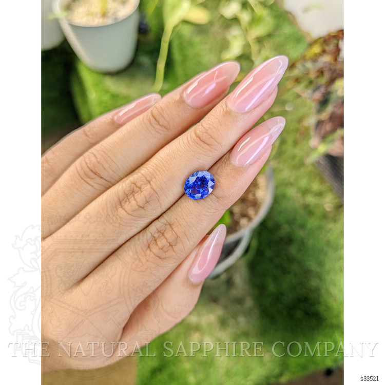 3.24 Ct. Blue Sapphire from Ceylon (Sri Lanka)