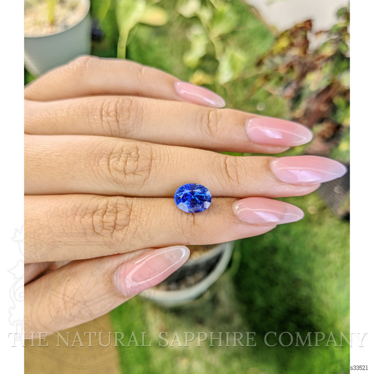 3.24 Ct. Blue Sapphire from Ceylon (Sri Lanka)