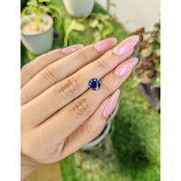 2.05 Ct. Blue Sapphire from Ceylon (Sri Lanka) Life Style