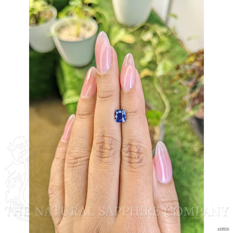 1.18 Ct. Blue Sapphire from Ceylon (Sri Lanka)