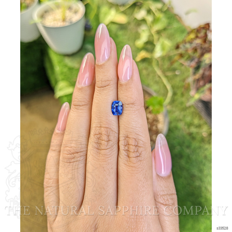 1.32 Ct. Blue Sapphire from Ceylon (Sri Lanka)