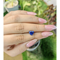 1.71 Ct. Blue Sapphire from Ceylon (Sri Lanka) Life Style