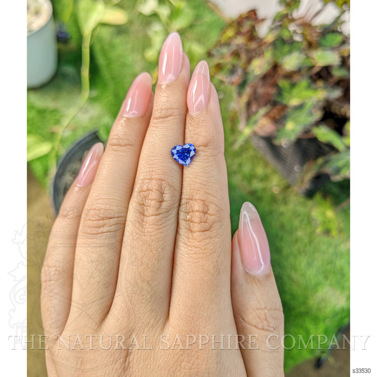 1.71 Ct. Blue Sapphire from Ceylon (Sri Lanka)