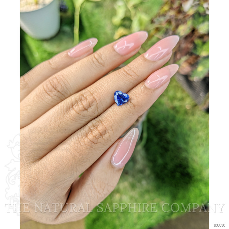 1.71 Ct. Blue Sapphire from Ceylon (Sri Lanka)