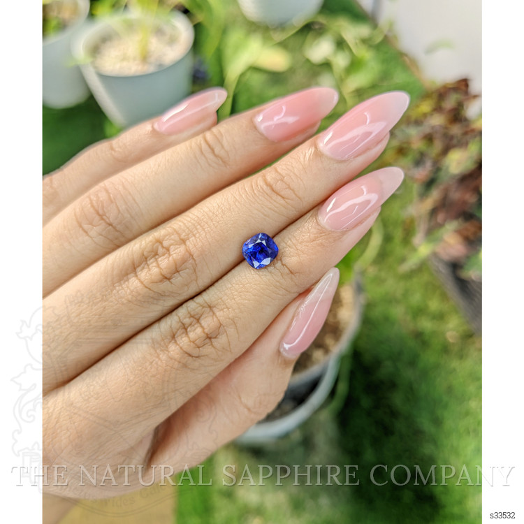 1.79 Ct. Blue Sapphire from Ceylon (Sri Lanka)