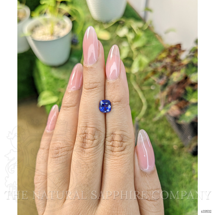 1.79 Ct. Blue Sapphire from Ceylon (Sri Lanka)