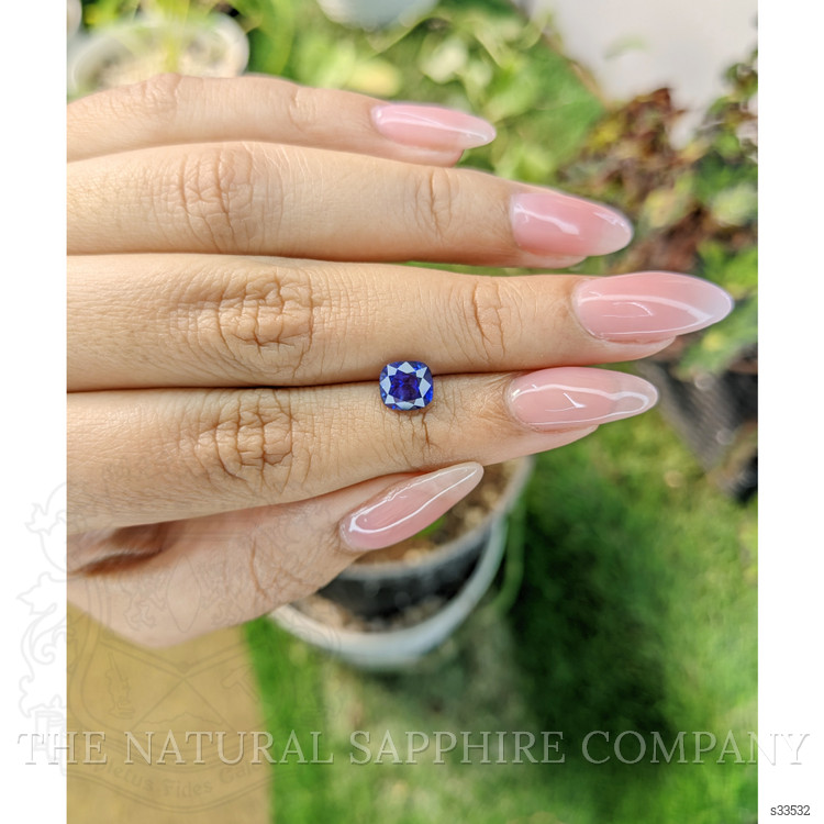 1.79 Ct. Blue Sapphire from Ceylon (Sri Lanka)