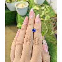 1.21 Ct. Blue Sapphire from Ceylon (Sri Lanka) Life Style