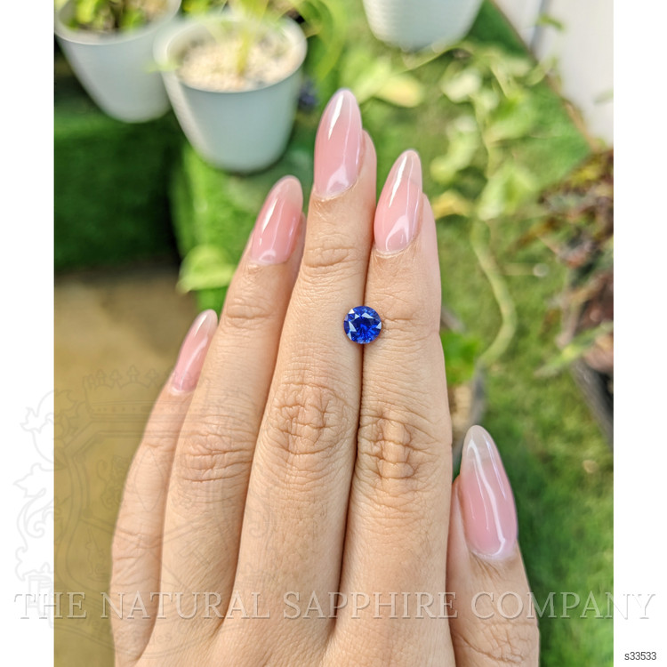 1.21 Ct. Blue Sapphire from Ceylon (Sri Lanka)